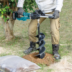 Perfurador de Solo Sem Fio 40V 1350W Com Chaves e Adaptador Motor BL LED DG001GZ10 Makita