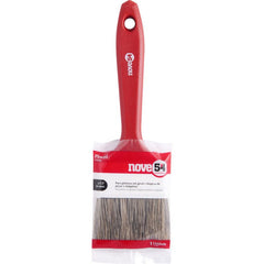 Pincel 1.1/2  Cerda Gris Cabo Plástico Para Tintas Latéx E A