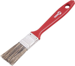 Pincel 1  Cerda Gris Cabo Plástico Para Tintas Latéx E Acríl