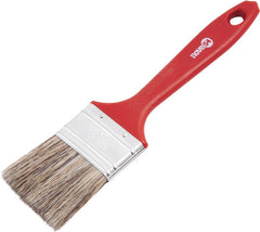 Pincel 2  Cerda Gris Cabo Plástico Para Tintas Latéx E Acríl