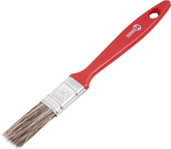 Pincel 3/4  Cerda Gris Cabo Plástico Para Tintas Latéx E Acr