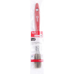 Pincel 3/4  Cerda Gris Cabo Plástico Para Tintas Latéx E Acr