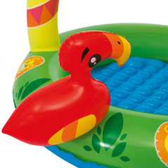 Piscina Inflável Infantil Amigo da Selva 26 Litros Piscina Água Mar Praia 512400 Bel