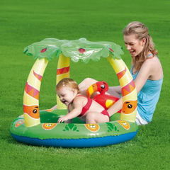 Piscina Inflável Infantil Amigo da Selva 26 Litros Piscina Água Mar Praia 512400 Bel