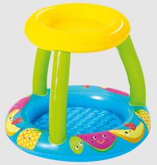 Piscina Inflável 26L Frutas Vinil Válvula Segurança Fundo Inflável 96900 Bel