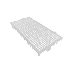 Piso Modular Branco em Plástico 25x50x2,6 Presto