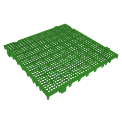 Piso Modular Verde em Plástico 50x50x2,6 Presto