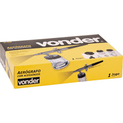 Pistola para pintura aerógrafo 0,7 pcm aj-008 Vonder
