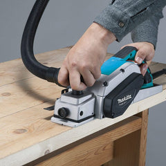 Plaina Industrial 82Mm 750W Com Faca Conjunto Afiador Chave Gui Reta M1100B 127V Makita