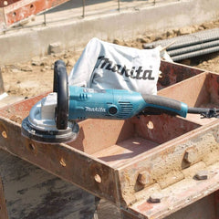 Plaina de Concreto de 125Mm Industrial 1400W Com Rebolo Chaves Coletor de Pó PC5000C 110V Makita