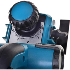 Plaina Elétrica 82Mm Industrial 1050W Conjunto Calibrador Guias 2 Facas Chave KP0810C 220V Makita