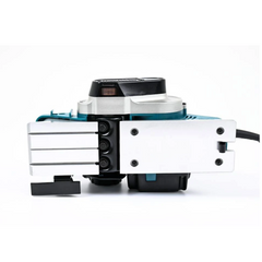 Plaina Elétrica 82Mm Industrial 1050W Conjunto Calibrador Guias 2 Facas Chave KP0810C 220V Makita