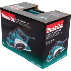 Plaina Elétrica 82Mm Industrial 620W Conjunto Calibrador Guia Faca Chave Soquete KP0800K 127V Makita