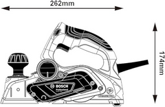 Plaina Desempenadeira Manual 220V Gho 700 15A9 Bosch