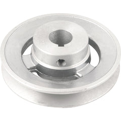 Polia Alumínio 1 Canal Perfil A 100mm com Furo 3/4" - Vonder