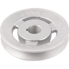 Polia Alumínio 1 Canal Perfil A 100mm com Furo 3/4" - Vonder