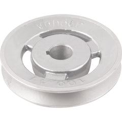 Polia Alumínio 1 Canal Perfil A 100mm com Furo 3/4" - Vonder