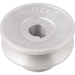 Polia Alumínio 1 Canal Perfil A 60mm com Furo 14mm - Vonder