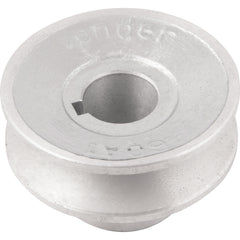 Polia Alumínio 1 Canal Perfil A 60mm com Furo 3/4" Vonder