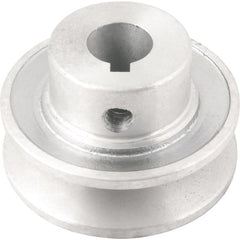 Polia Alumínio 1 Canal Perfil A 60mm com Furo 5/8" Vonder