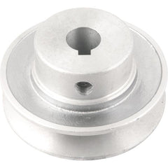 Polia Alumínio 1 Canal Perfil A 70mm com Furo 14mm - Vonder