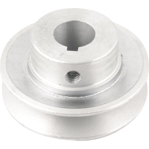 Polia Alumínio 1 Canal Perfil A 70mm com Furo 19mm Vonder