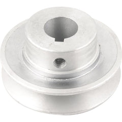 Polia Alumínio 1 Canal Perfil A 70mm com Furo 19mm Vonder