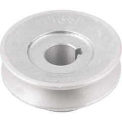Polia Alumínio 1 Canal Perfil A 70mm com Furo 19mm Vonder