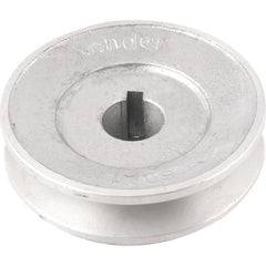 Polia Alumínio 1 Canal Perfil A 80mm com Furo 19mm Vonder