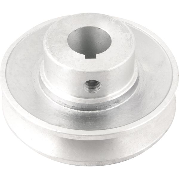 Polia Alumínio 1 Canal Perfil A 80mm com Furo 3/4" Vonder