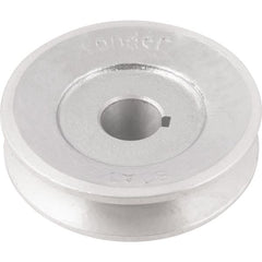 Polia Alumínio 1 Canal Perfil A 80mm com Furo 3/4" Vonder