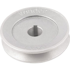 Polia Alumínio 1 Canal Perfil A 90mm com Furo 3/4" - Vonder