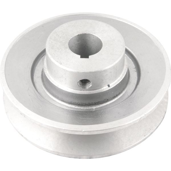 Polia Alumínio 1 Canal Perfil B 100mm com Furo 3/4" Vonder