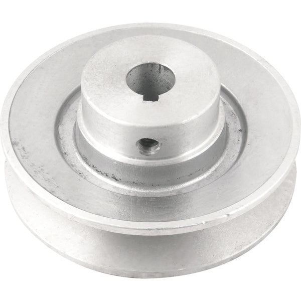 Polia Alumínio 1 Canal Perfil B 100mm com Furo 5/8" - Vonder