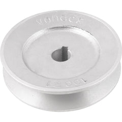 Polia Alumínio 1 Canal Perfil B 100mm com Furo 5/8" - Vonder
