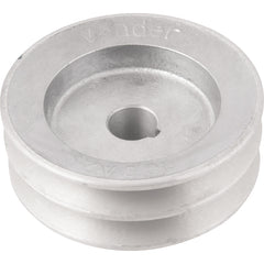 Polia Alumínio 2 Canais Perfil A 100mm com Furo 3/4" Vonder