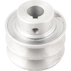 Polia Alumínio 2 Canais Perfil A 60mm com Furo 5/8" - Vonder