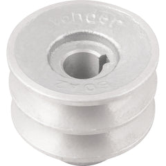 Polia Alumínio 2 Canais Perfil A 60mm com Furo 5/8" - Vonder