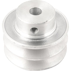 Polia Alumínio 2 Canais Perfil A 70mm com Furo 1/2" Vonder