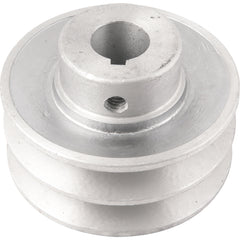 Polia Alumínio 2 Canais Perfil A 80mm com Furo 3/4" Vonder
