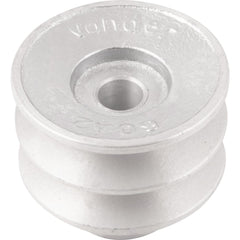 Polia Alumínio 2 Canais Perfil a 60mm c/ Furo 1/2'' Vonder