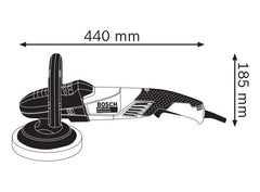 Politriz Angular 7'' 1389.0 Gpo 12 Ce 127V Bosch