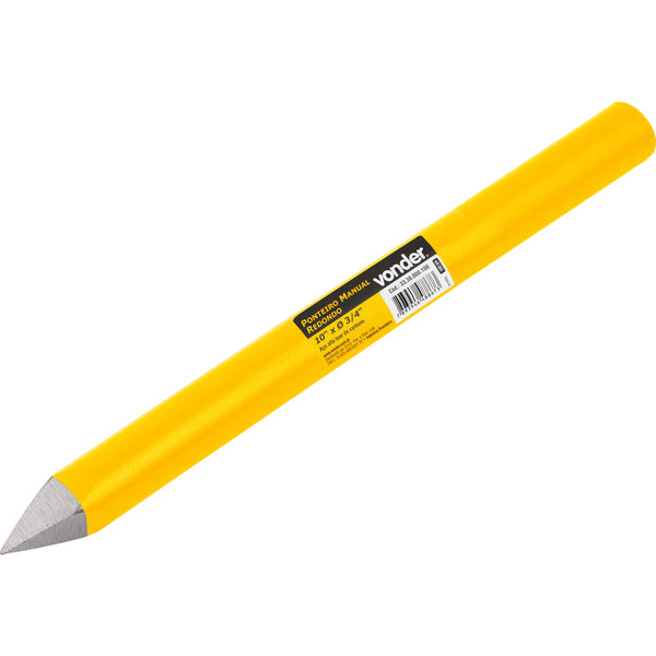 Ponteiro redondo 3/4x8" aço carbono - Vonder