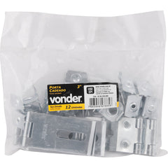 Porta Cadeado 5" zincado pacote com 12 peças - Vonder