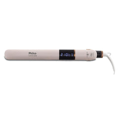 Prancha de Cabelo Chrome Rose PPR10 Philco Com Bolsa Display Digital Cordão Giratório 360° Bivolt