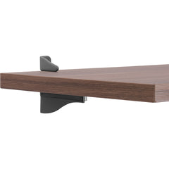 Prateleira Com Suporte Bico De Tucano 100x20 Nogal Marrom Me