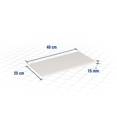 Prateleira com Suporte Bico de Tucano 40x25 Branca - Vonder