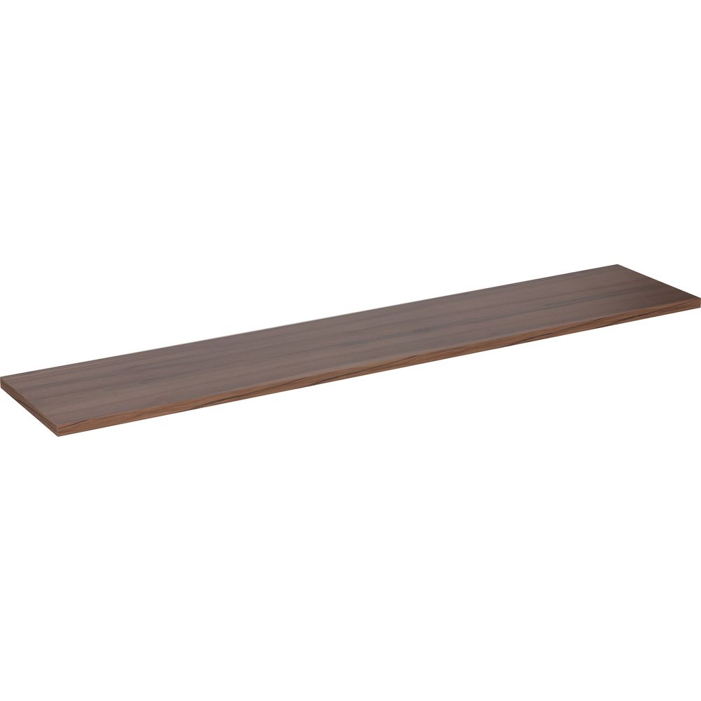 Prateleira Com Suporte Invisível 100x20 Nogal Marrom Mesclad
