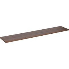 Prateleira Com Suporte Invisível 100x20 Nogal Marrom Mesclad