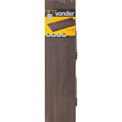 Prateleira Com Suporte Invisível 80x20 Nogal Marrom Mesclado